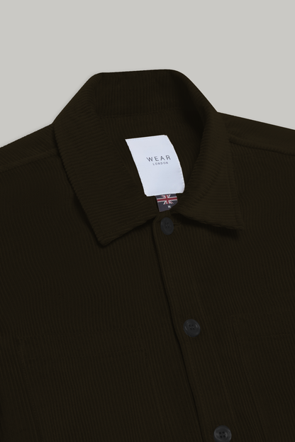 Bart Corduroy Overshirt - Dark Olive