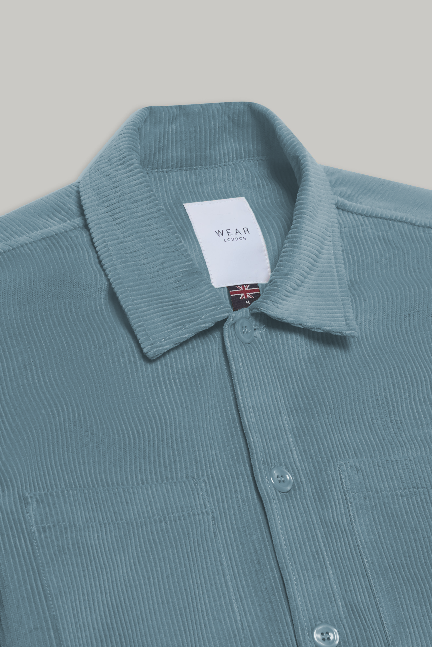 Bart Corduroy Overshirt - Blue