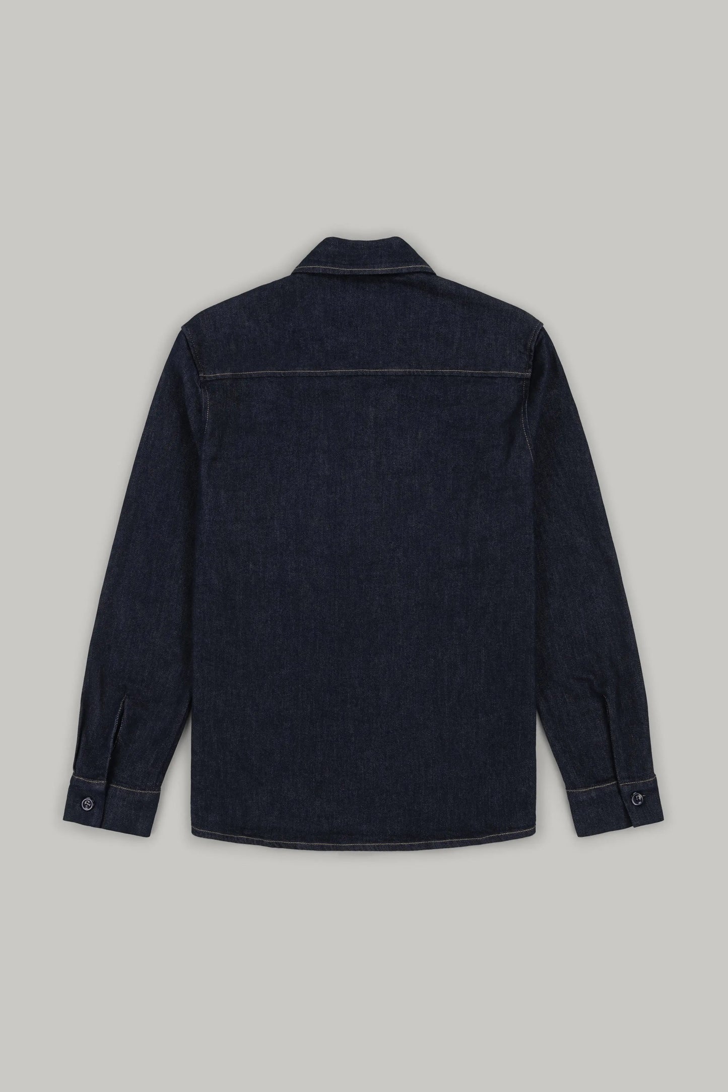 Bart Denim Button Overshirt - EverBlue