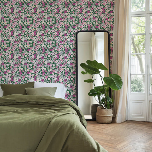 PRIMROSE PATH PINK WALLPAPER