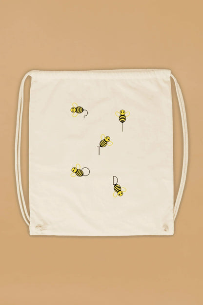 Bees Drawstring Bag