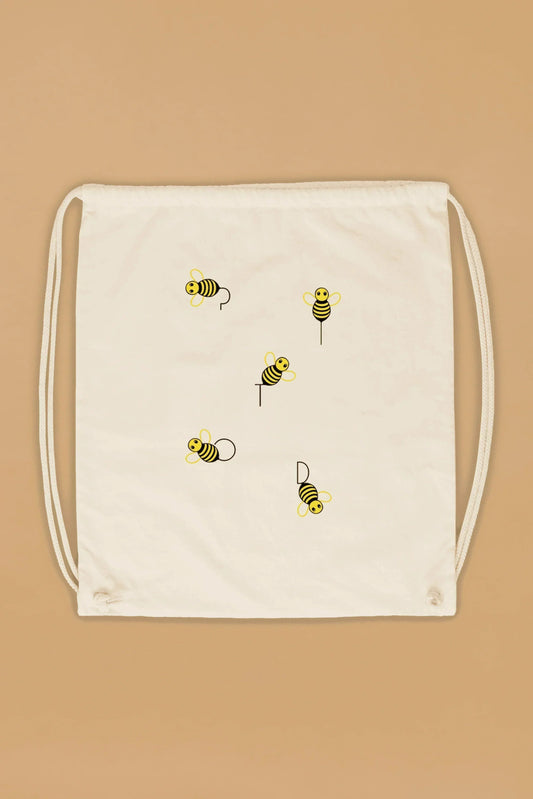 Bees Drawstring Bag