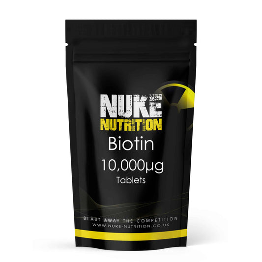 Biotin 10,000μg Healthy Hair Growth, Skin and Nails High Strength Tablets