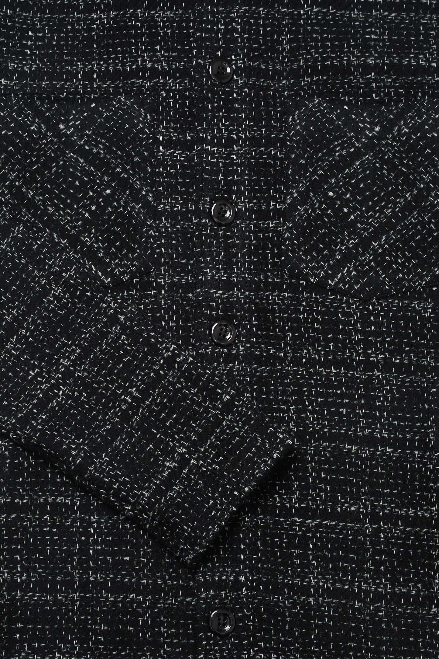 Bart Frame Overshirt - Black / White