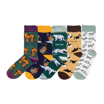 Coffret de chaussettes en bambou Le chat ultime
