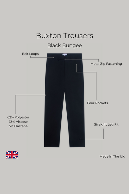 Buxton Trouser - Black Bungee