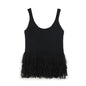 Women's tassel strap sleeveless knit top - view 6