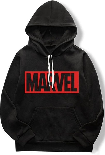 Marvel print hoodies