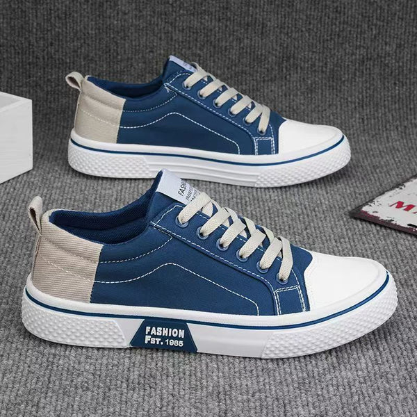 Casual Canvas Shoes for Men Summer Breathable Slip-Resistant Durable Everyday Sneakers