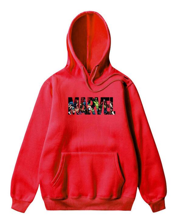 Men's Marvel Print Hoodie