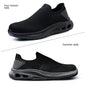 Mesh lightweight one foot labor protection summer mesh anti smashing and anti piercing safety protective shoes