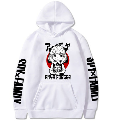 Anya Red Moon Hoodie Loose Sweatshirt Spy Family