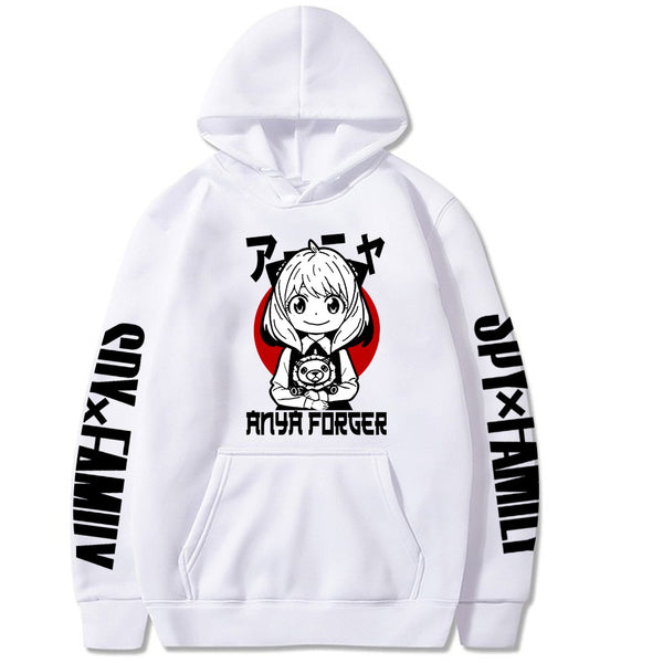 Anya Red Moon Hoodie Loose Sweatshirt Spy Family