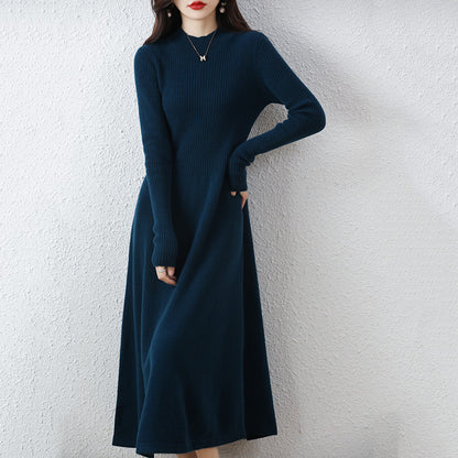 Premium Knit  Midi Sweater Dress