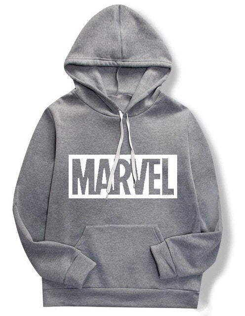 Marvel print hoodies