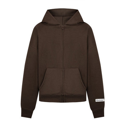 Women's Zip-Up Hooded Sweatshirt Jacket