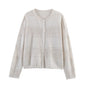 Women's Hollow Mesh Knit Cardigan Lightweight