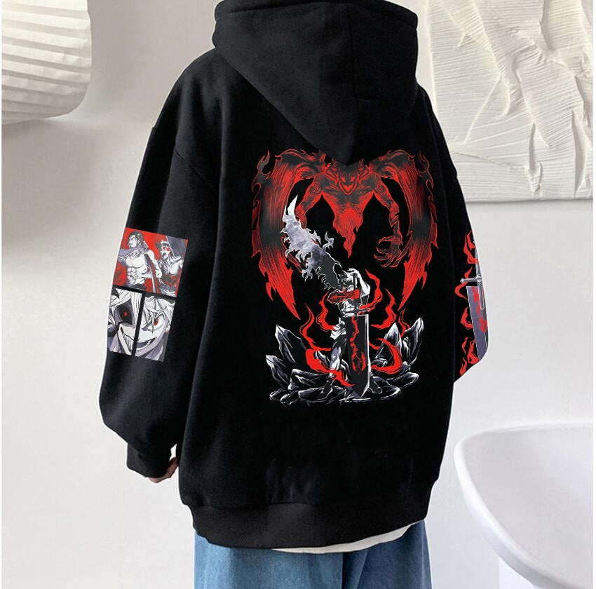 Black Clover Anime pullover hoodies