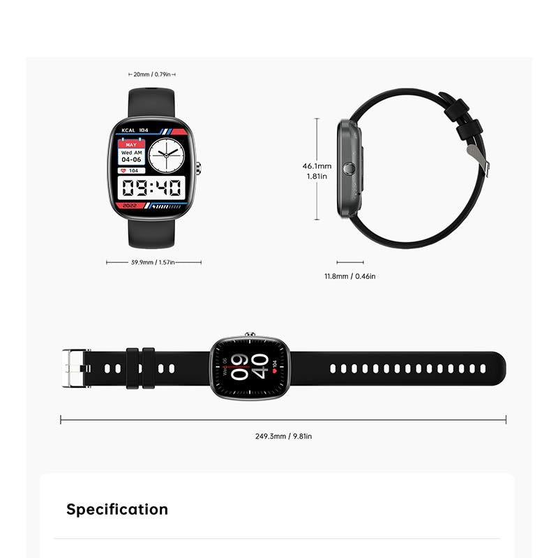 S5 Smartwatch - IP68 Waterproof with Bluetooth Calling