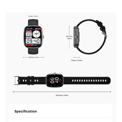 S5 Smartwatch - IP68 Waterproof with Bluetooth Calling