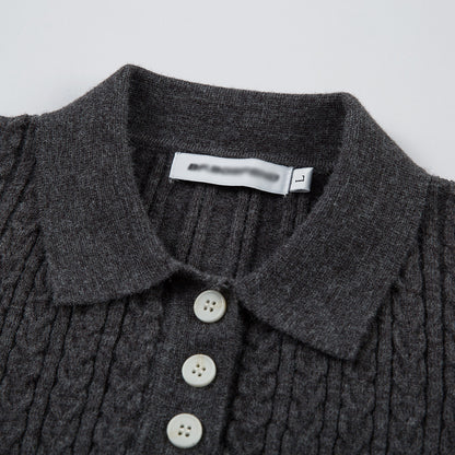 Neck Long Sleeve Knitwear Women's Versatile Pullover Basic Sweater