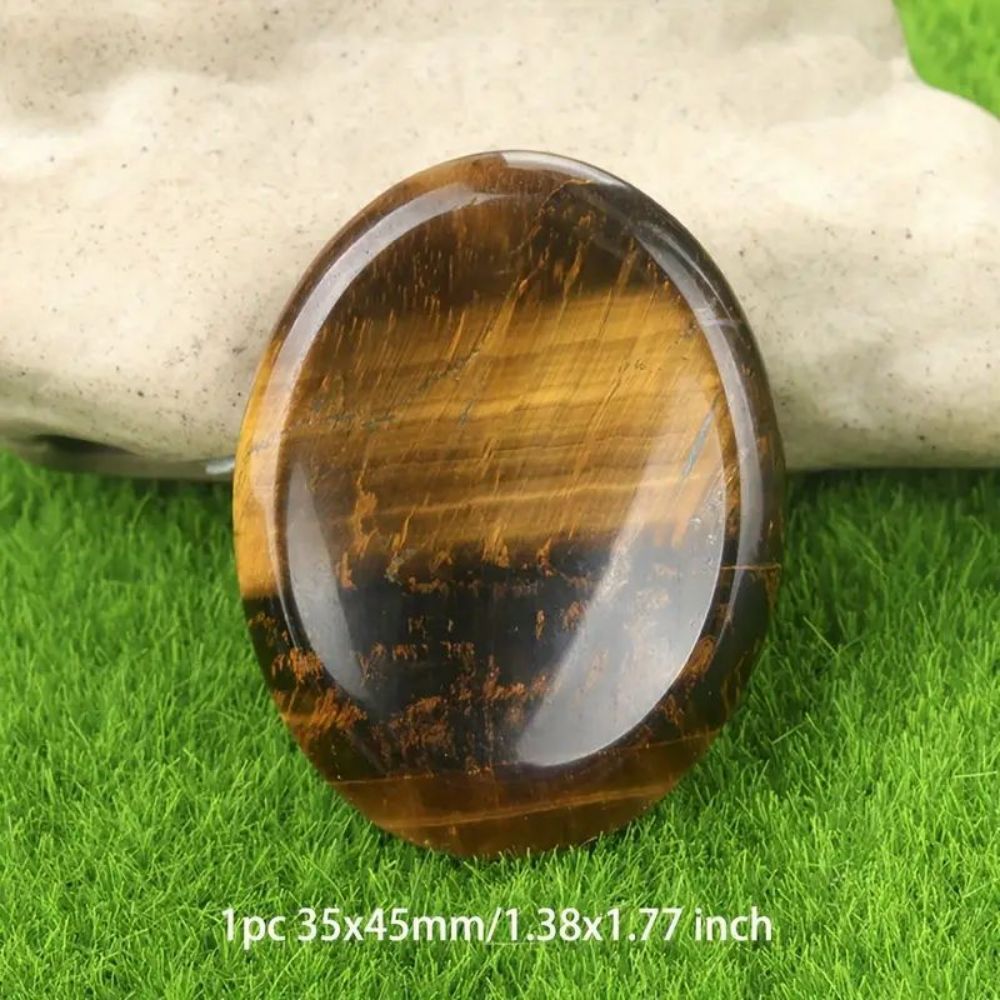 Thumb Worry Stones - Quartz Healing Crystal