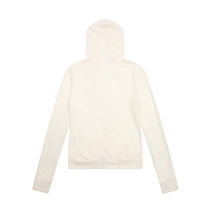 Manteau à capuche décontracté à motif floral unique