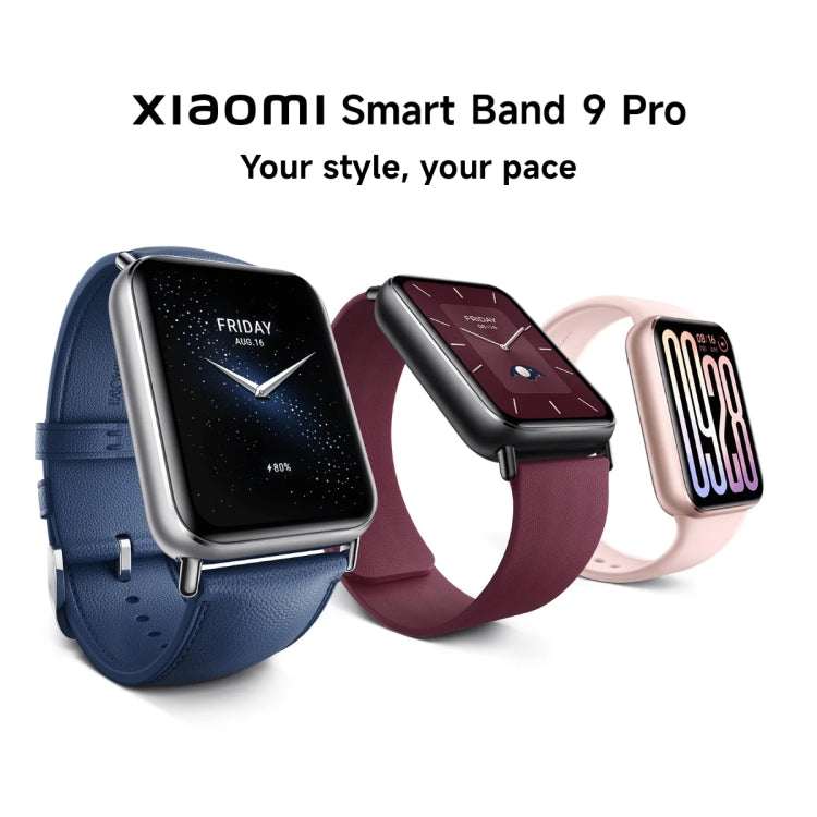 Original Xiaomi Smart Band 9 Pro 1.74 inch AMOLED Screen 5ATM Waterproof Smart Watch, Support Blood Oxygen / Heart Rate Monitor (Black)