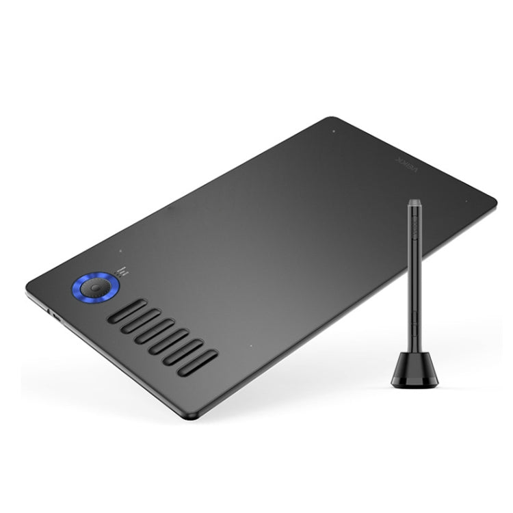 Tablette graphique électronique VEIKK A15PRO 10x6 pouces 5080 LPI, interface Type-C, tactile intelligente (Bleu)