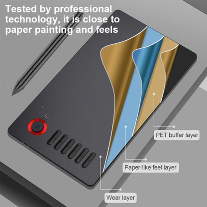Tablette graphique électronique VEIKK A15PRO 10x6 pouces 5080 LPI, interface Type-C, tactile intelligente (Bleu)