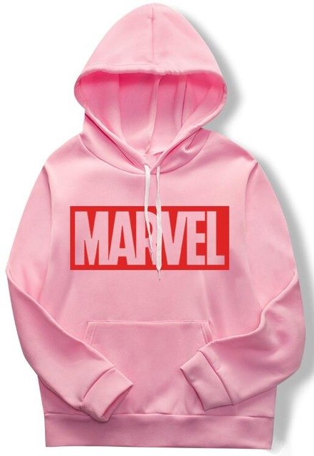 Marvel print hoodies