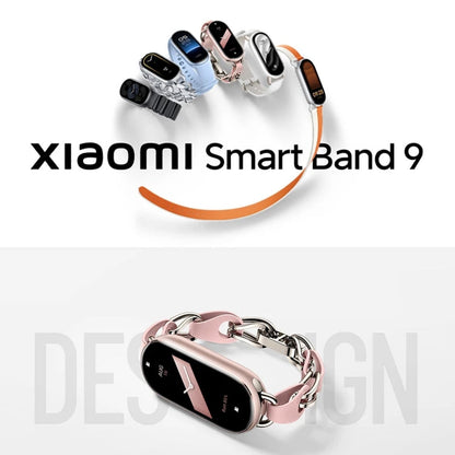 Original Xiaomi Smart Band 9 1.62 inch AMOLED Screen 5ATM Waterproof Smart Watch, Support Blood Oxygen / Heart Rate Monitor (Black)