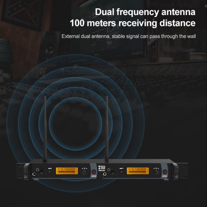 XTUGA IEM1200 Wireless Transmitter 10 Bodypack Stage Singer In-Ear Monitor System (AU Plug)