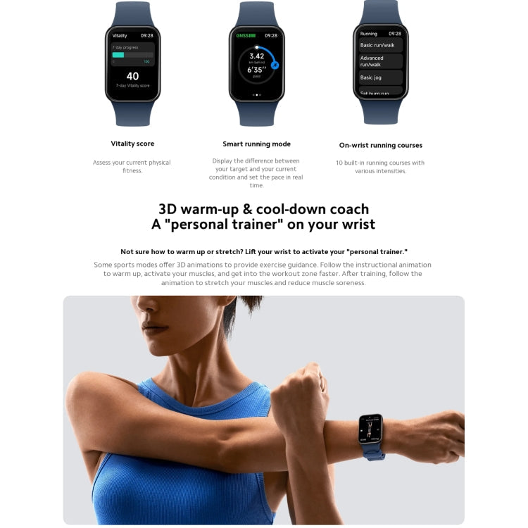 [HK Warehouse] Original Xiaomi Mi Band 8 Pro Global 1.74 inch AMOLED Full Color Screen 5ATM Waterproof Smart Watch, Support GPS / Heart Rate (Black)