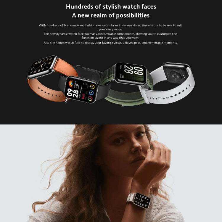 [HK Warehouse] Original Xiaomi Mi Band 8 Pro Global 1.74 inch AMOLED Full Color Screen 5ATM Waterproof Smart Watch, Support GPS / Heart Rate (Black)