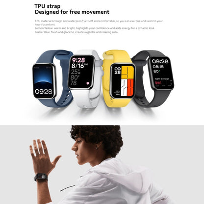 [HK Warehouse] Original Xiaomi Mi Band 8 Pro Global 1.74 inch AMOLED Full Color Screen 5ATM Waterproof Smart Watch, Support GPS / Heart Rate (Black)