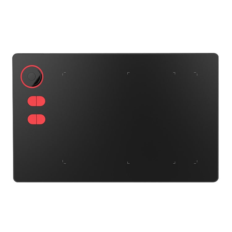Tablette numérique 10Moons G20, compatible avec les téléphones portables et les tablettes tactiles, dotée d'un stylet passif à 8192 niveaux de pression.