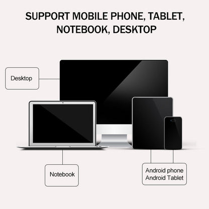 Tablette numérique 10Moons G20, compatible avec les téléphones portables et les tablettes tactiles, dotée d'un stylet passif à 8192 niveaux de pression.