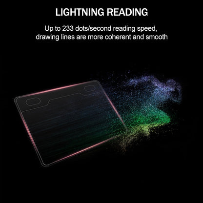 10Moons T503 Drawing Tablet Can Be Connected to mobile Phone Tablet with 8192 Passive Pen(Blue)