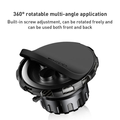 Yesido C159 Suction Cup Type Magnetic Car Phone Holder Set (Black)