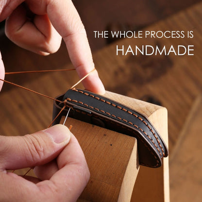 For Kia Sportage R / K5 / K4 / K2 / KX3 Hallmo B Style Car Cowhide Leather Key Protective Cover Key Case(Black)