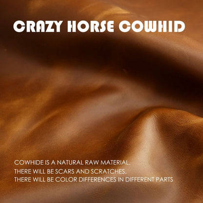For Nissan 4-button Horn Hallmo Car Cowhide Leather Key Protective Cover Key Case(Black)