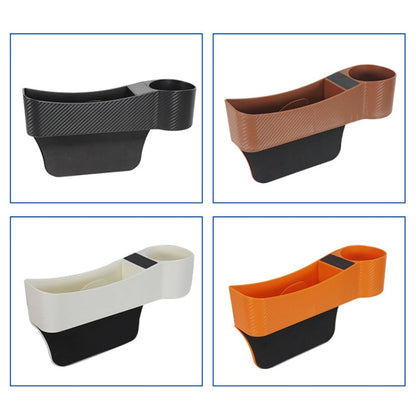 CARFU AC-2294 Boîte de rangement multifonctionnelle pour interstice de siège auto (Marron)