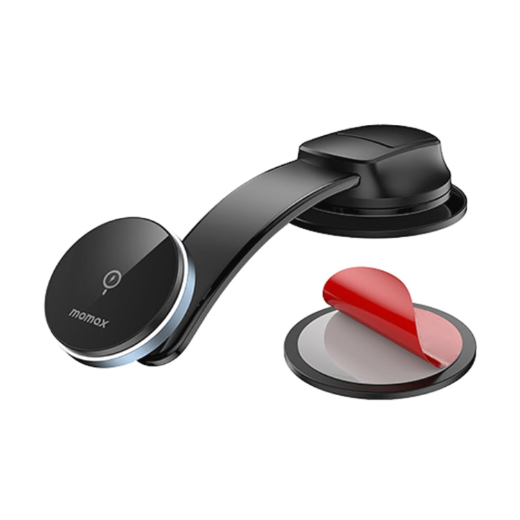 Support de téléphone de voiture à ventouse chargeur sans fil magnétique MOMAX CM25B
