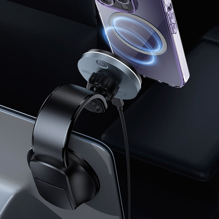 Support de téléphone de voiture à ventouse chargeur sans fil magnétique MOMAX CM25B