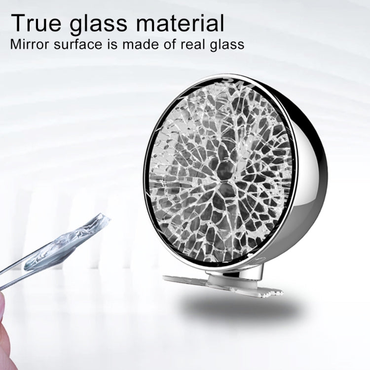 3R-045 Auxiliary Rear View Mirror Car Adjustable Blind Spot Mirror Wide Angle Auxiliary  Side Mirror, Diameter: 70mm (Silver)