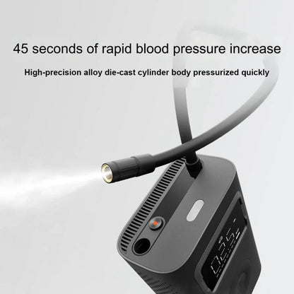Xiaomi Mijia Air Pump 2 Pro Portable Electric Air Compressor Mi Inflatable Treasure 150psi High Pressure For Motorcycle Car Soccer (Black)