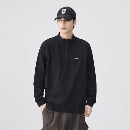 Men's Stand Collar Sweatshirt