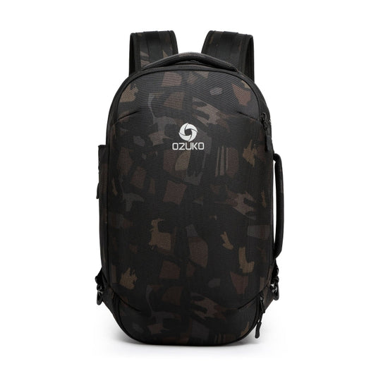 Ozuko 9216 Large Capacity Male Waterproof Business Outdoor Travel Shoulder Backpack Size: Large, 20 Inch(Camouflage)