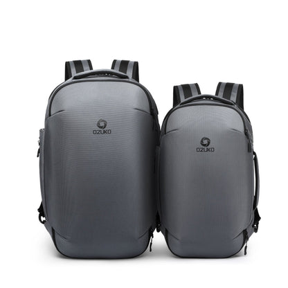 Ozuko 9216 Large Capacity Male Waterproof Business Outdoor Travel Shoulder Backpack Size: Large, 20 Inch(Grey)